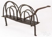WROUGHT IRON REVOLVING TOASTER