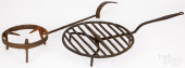 WROUGHT IRON ROTATING BROILER,