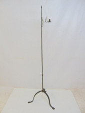 WROUGHT IRON RUSHLIGHT FLOOR L