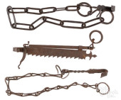 WROUGHT IRON SAWTOOTH TRAMMEL,