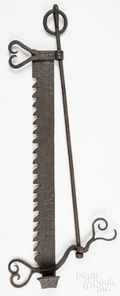 WROUGHT IRON SAWTOOTH TRAMMEL<