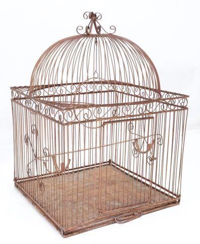 WROUGHT IRON SCROLLWORK DOME TOP