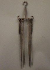 WROUGHT IRON SKEWERS AND RACKA