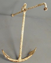 Wrought iron spar anchor 18th