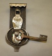 WROUGHT IRON SPRING CATCH CHES