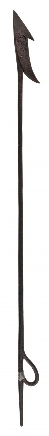 WROUGHT IRON TEMPLE-TYPE HARPO