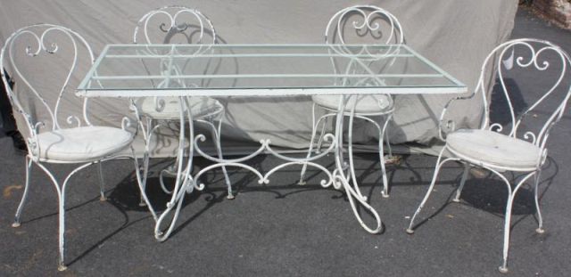 Wrought Iron Terrace Set.Nice style
