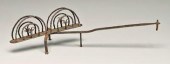 Wrought iron toaster, T-shaped