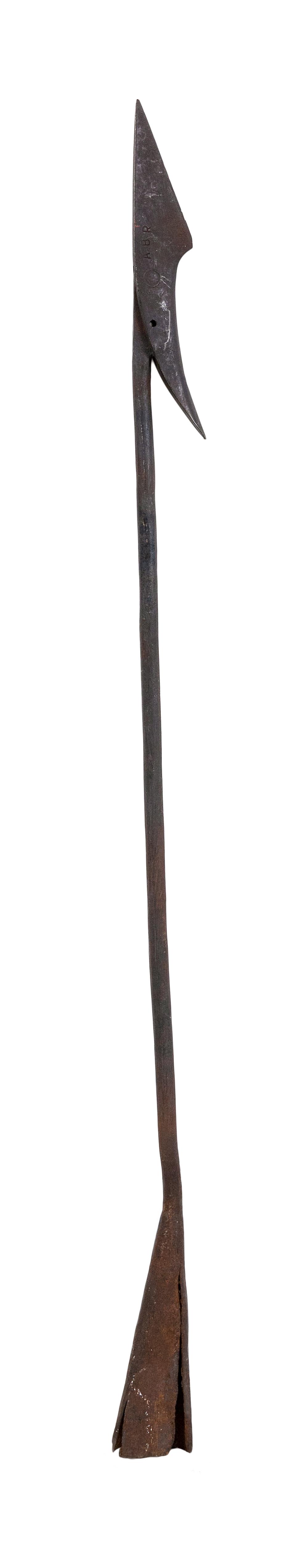WROUGHT IRON TOGGLE HARPOON 19TH
