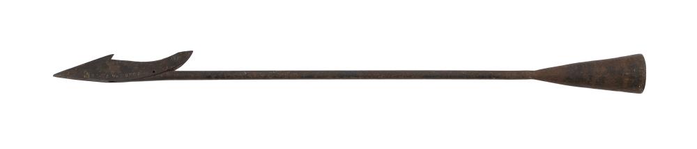 WROUGHT IRON TOGGLE HARPOON 19TH