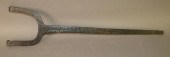 WROUGHT IRON TOOL DECORATED BE