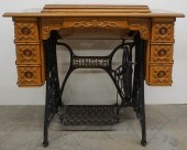 WROUGHT IRON TREADLE BASE SEWI