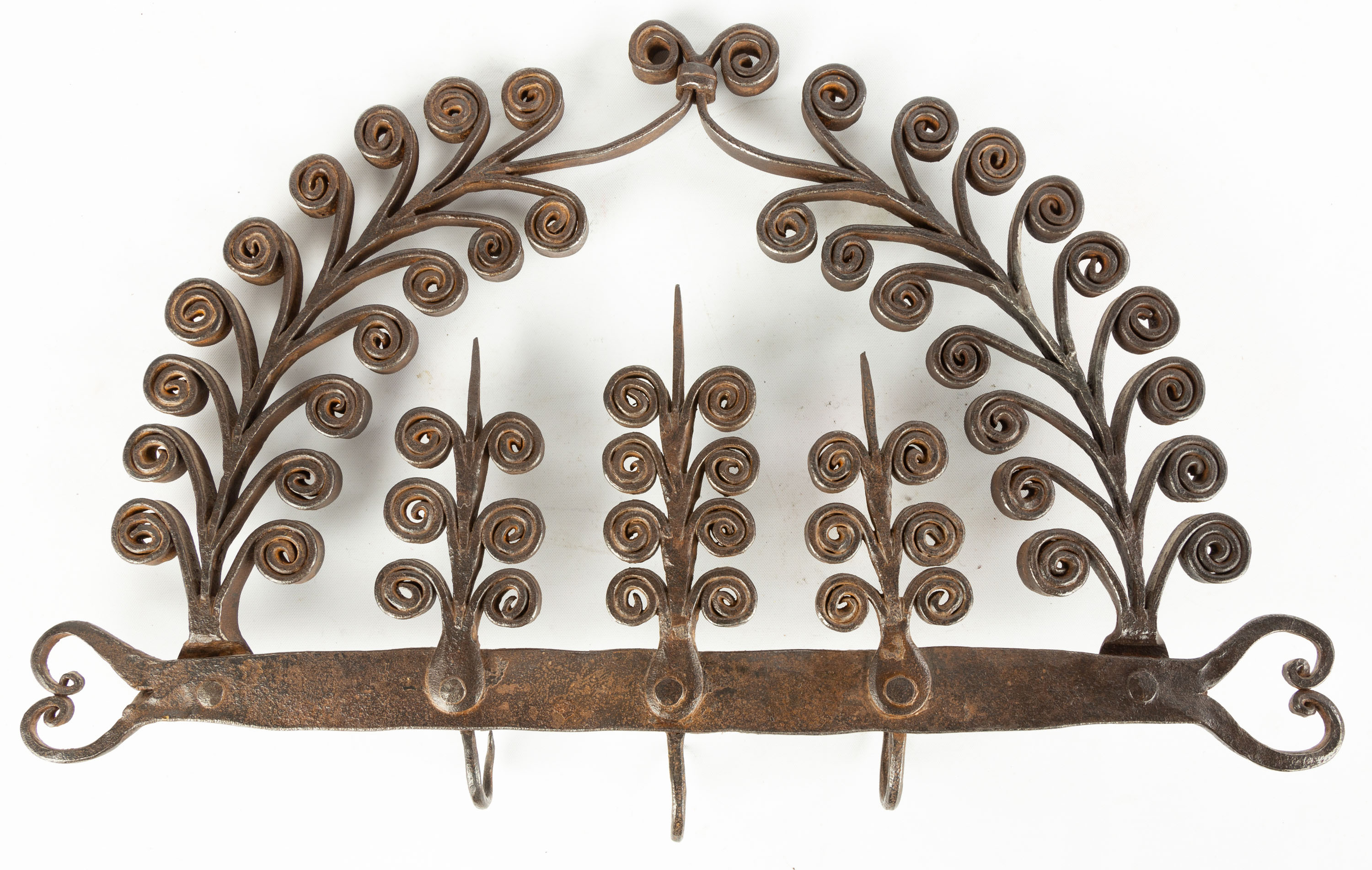 WROUGHT IRON UTENSIL HOLDER Wrought