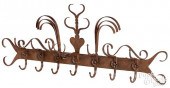 WROUGHT IRON UTENSIL OR POT RA