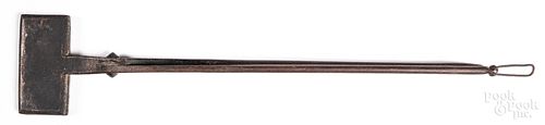 WROUGHT IRON WAFER IRON, DATED