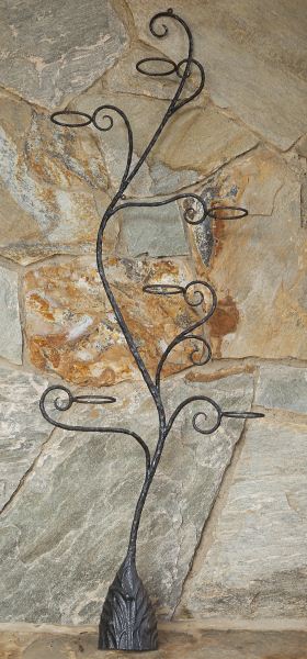 Wrought Iron Wall Flower Pot