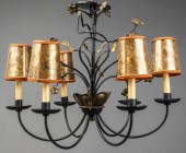WROUGHT METAL FLORAL MOTIF 6-A