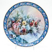 W.S. GEORGE PORCELAIN PLATE, P