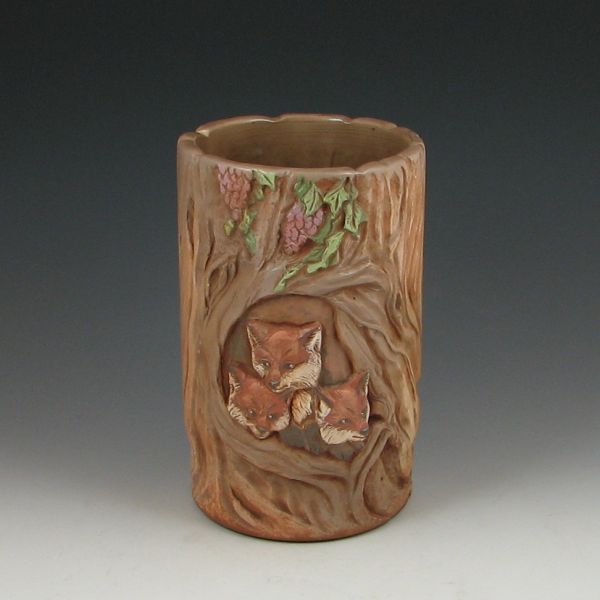 W&S Hand Carved Vase by Rick