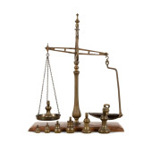 W.T. AVERY LTD, BRASS 10 POUND