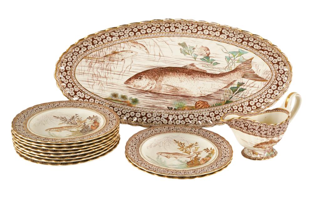 W.T. COPELAND: PORCELAIN FISH