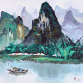 WU GUANZHONG ATTRIBUTED TO,LAN