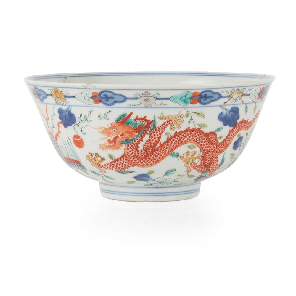 WUCAI 'DRAGON AND PHOENIX' BOWL