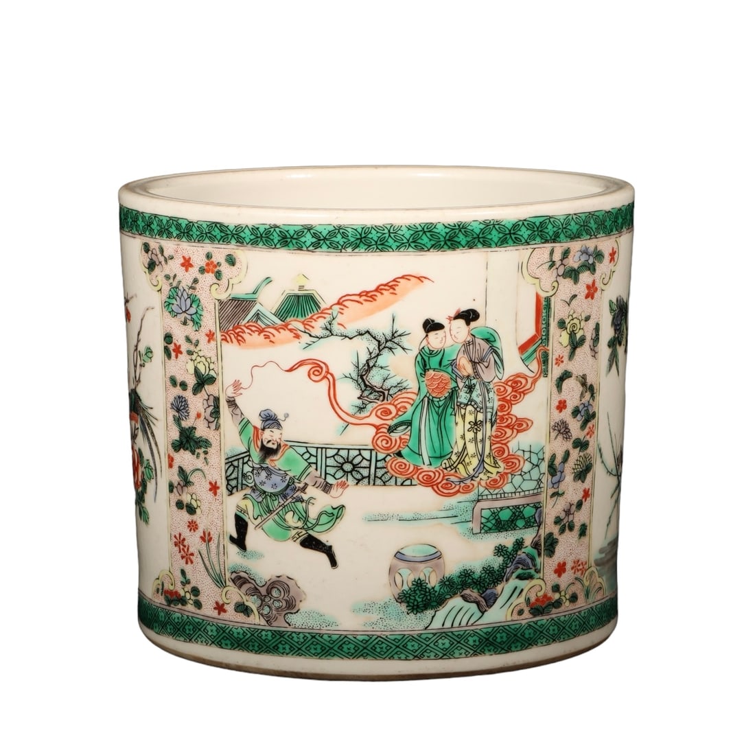 WUCAI GLAZE FIGURE STORY
