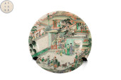 WUCAI GLAZE FIGURE STORY PATTE