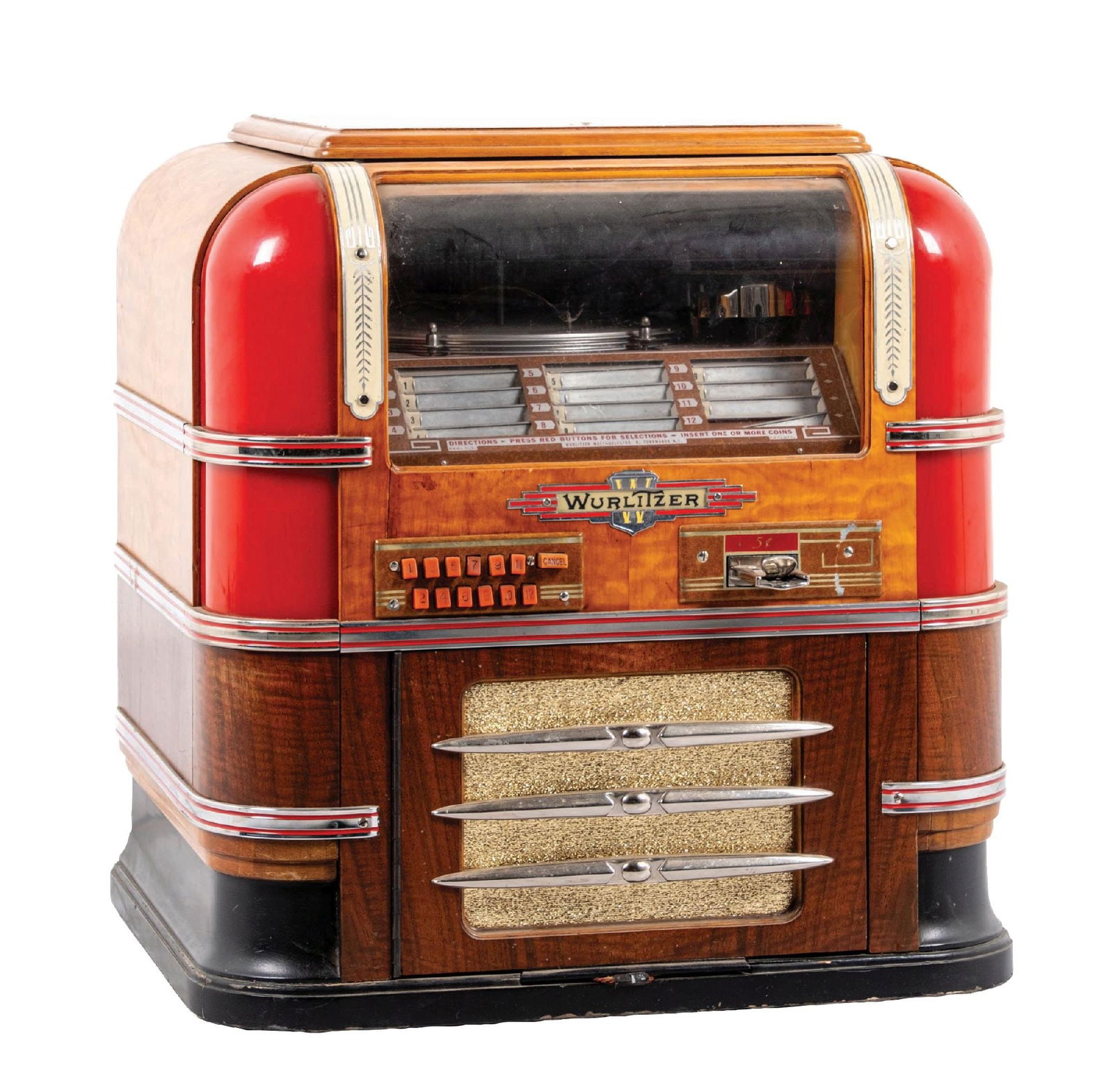 WURLITZER MODEL 61 COUNTER TOP JUKE