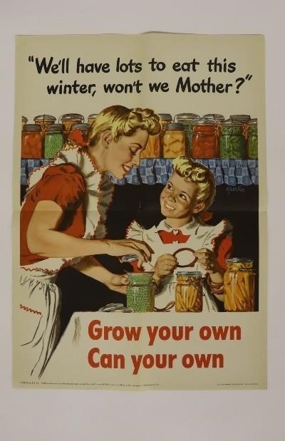 WW II poster 1943 23" x 16"
