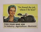 WW II poster 1943, 'War Jobs'