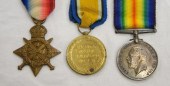 WW1 Medals consisting Two Camp