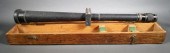 WW2 US NAVY SPYGLASS IN WOOD C