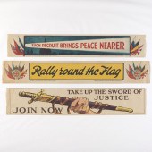 WWI BRITISH SMALL BANNER POSTE