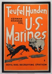 WWI DEVIL DOG RECRUITING STATI