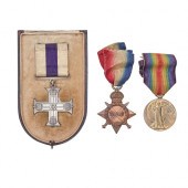 WWI, MC group of three, Milita