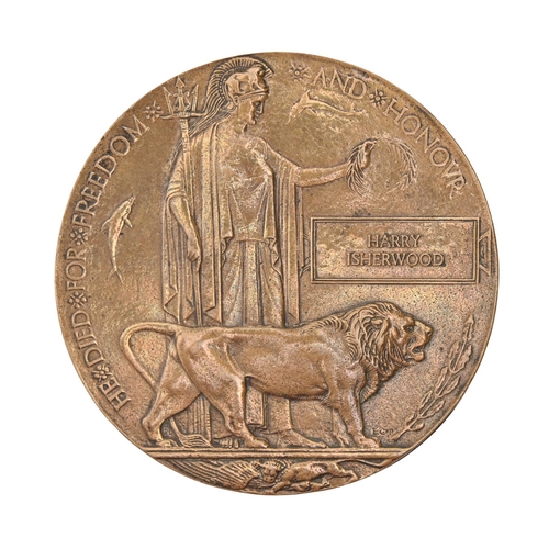 WWI memorial plaque, Harry