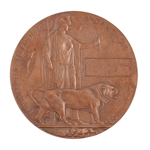 WWI memorial plaque William