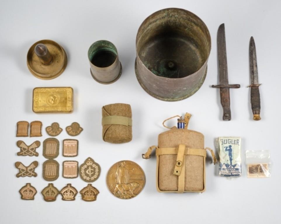 WWI MILITARIAA shell casing