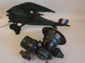 WWI PLANE DOORSTOP& BICYCLE LA