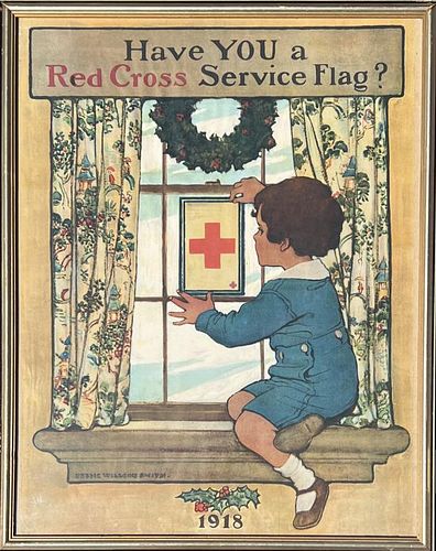 WWI RED CROSS LITHOGRAPHIC