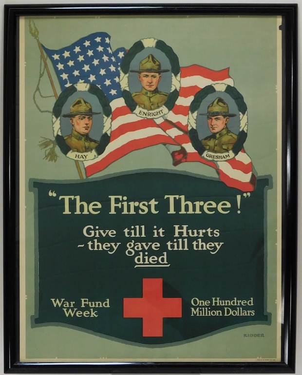 WWI RED CROSS THE FIRST THREE