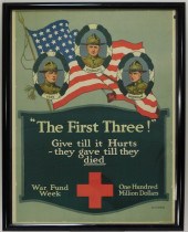 WWI RED CROSS THE FIRST THREE
