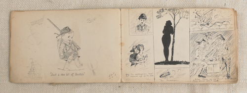 WWI sketchbook by Private Jo.