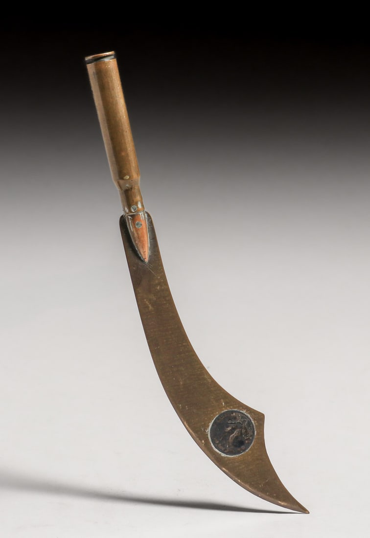 WWI TRENCH ART PAPER KNIFE C1917WWI