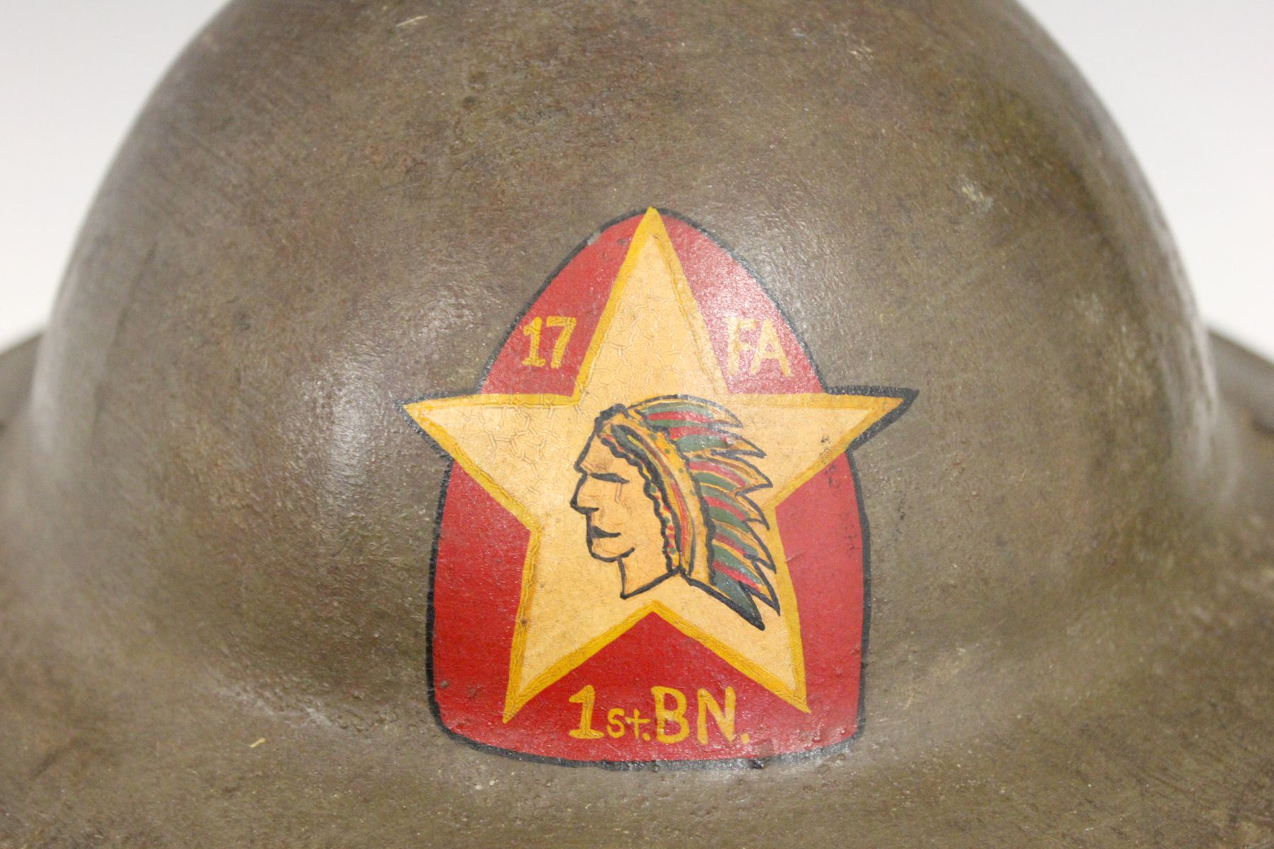 WWI US ARMY 17TH FIELD ARTY 1ST BTN