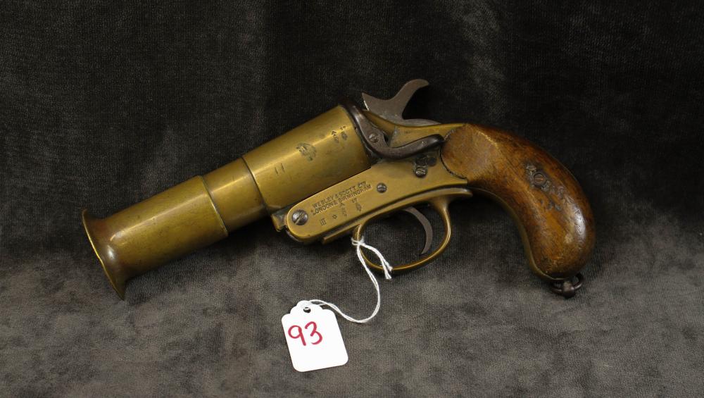 WWI WEBLEY AND SCOTT MARK III FLARE