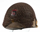 WWII 69TH INFANTRY M-1 HELMET