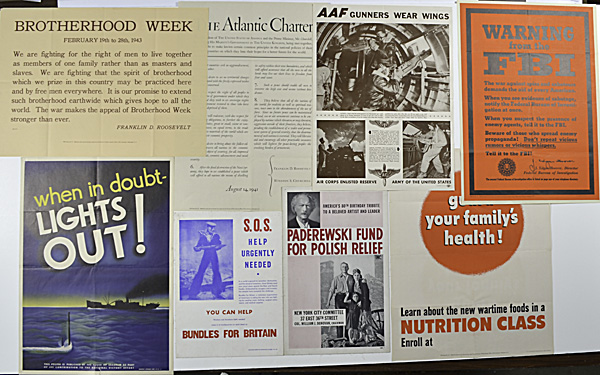 WWII Broadsides Lot of Eight